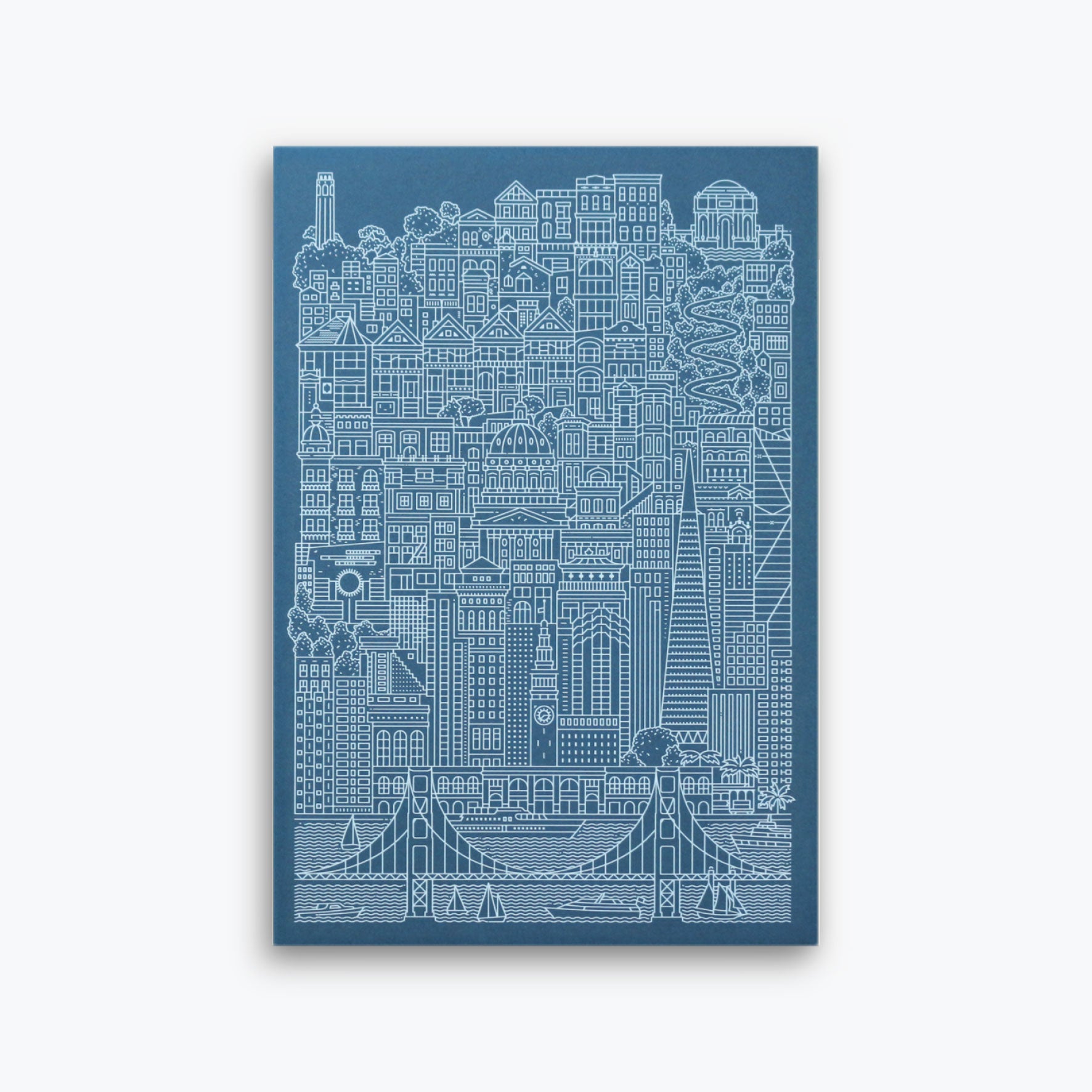 The City Works - Notebook - San Francisco - A5 - Blue <Outgoing>