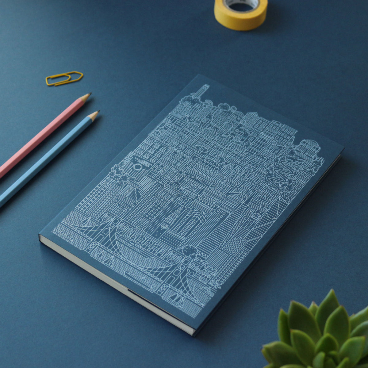 The City Works - Notebook - San Francisco - A5 - Blue <Outgoing>