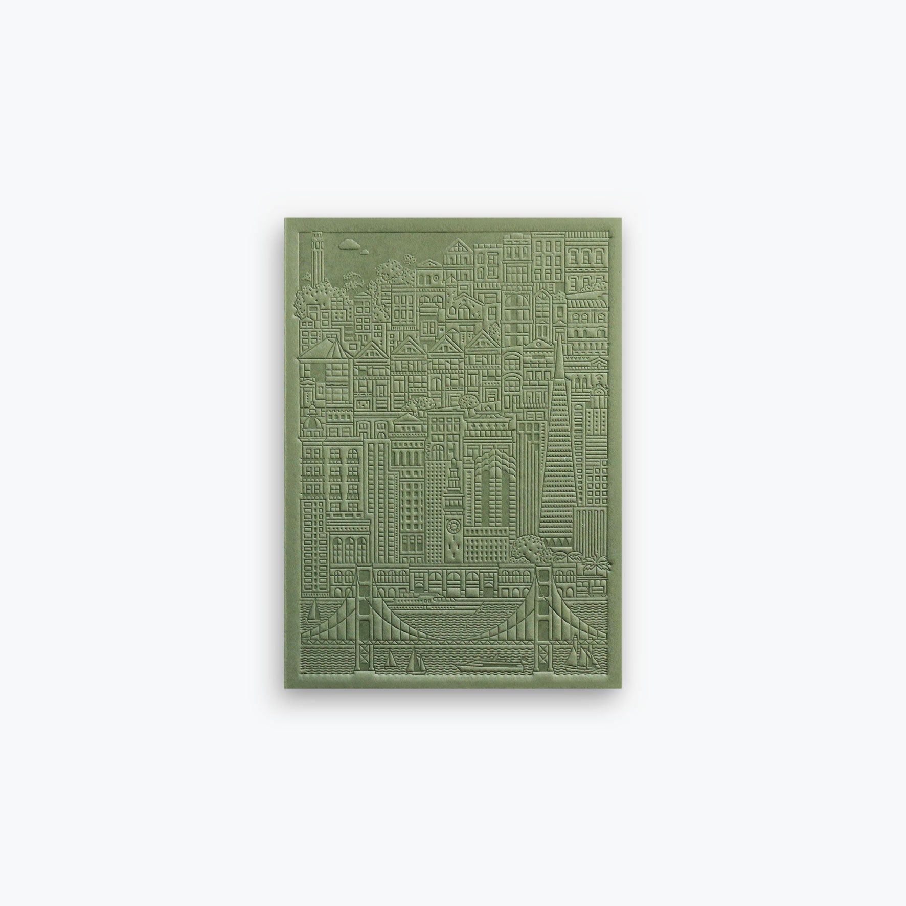 The City Works - Notebook - San Francisco - A6 - Green <Outgoing>