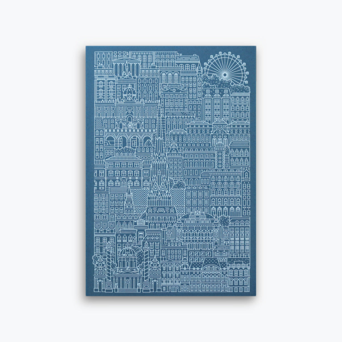 The City Works - Notebook - Vienna - A5 - Blue <Outgoing>