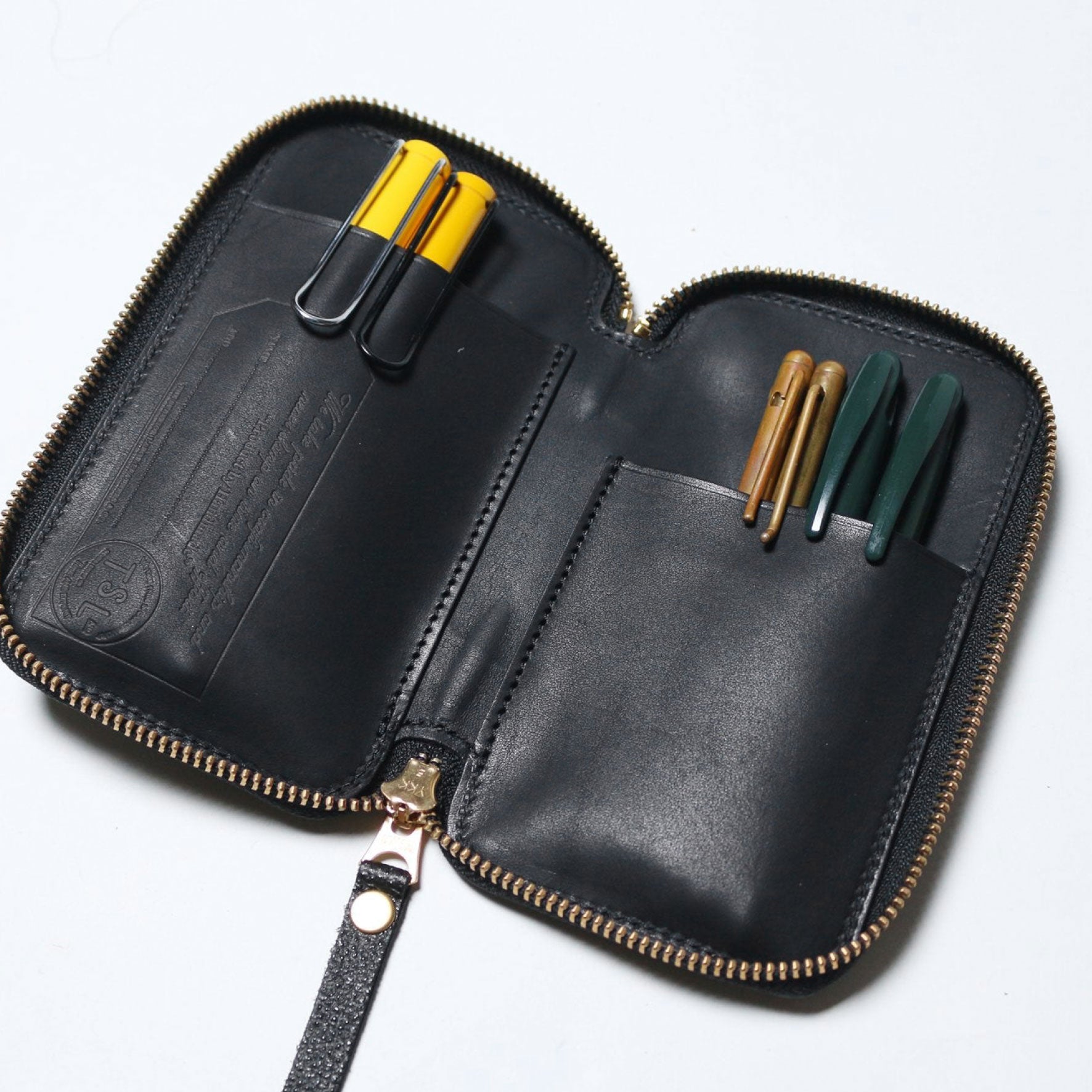 The Superior Labor - Pen Case - Leather - Kurozan - Black