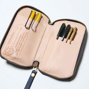The Superior Labor - Pen Case - Leather - Kurozan - Indigo