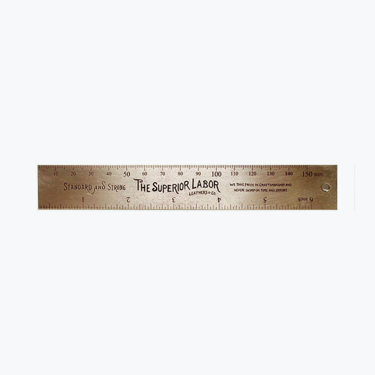 The Superior Labor - Ruler - Brass - 15cm