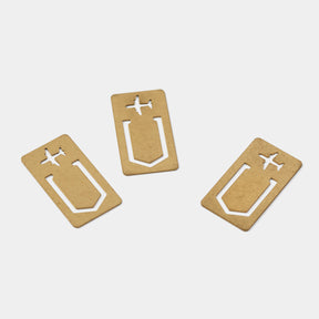 Traveler's Factory - Clips - Brass - Airplane
