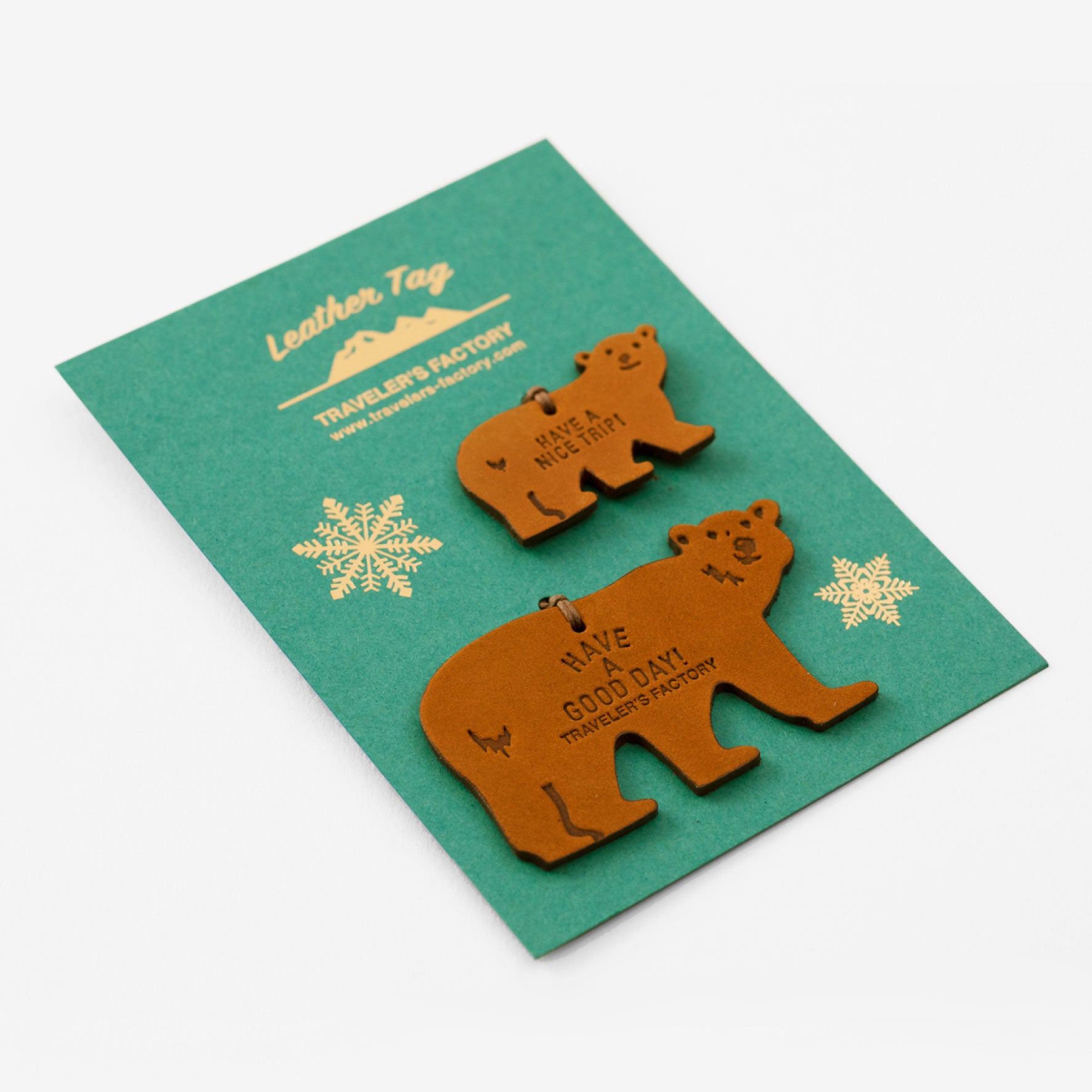 Traveler's Factory - Leather Tag - Bear