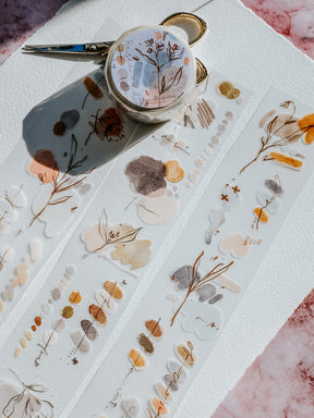 Meow Illustration - Washi Tape - Rosewood (PET)