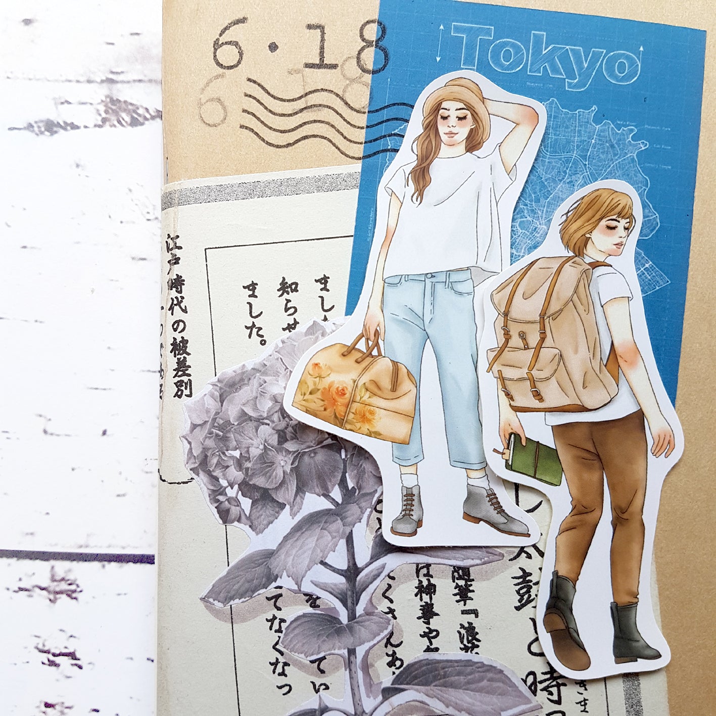 Windry R. - Planner Sticker - Wanderlust (Tin)