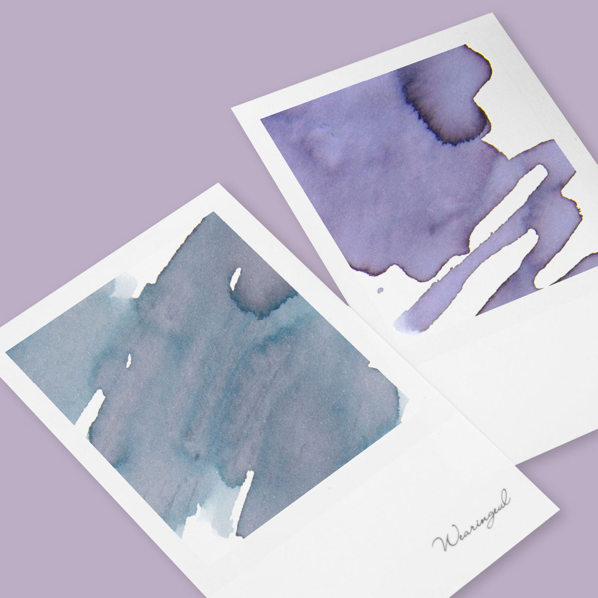 Wearingeul - Ink Swatch Cards - Instant Film