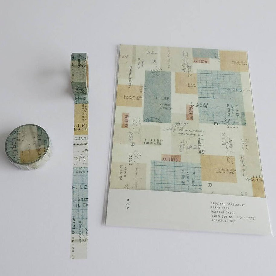 Yohaku - Washi Tape - Masking Sheet - Select