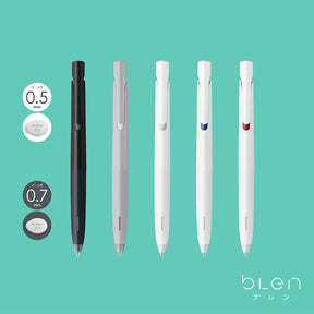 Zebra - Ballpoint Pen - Blen - White - Pack of 5 - 0.7mm
