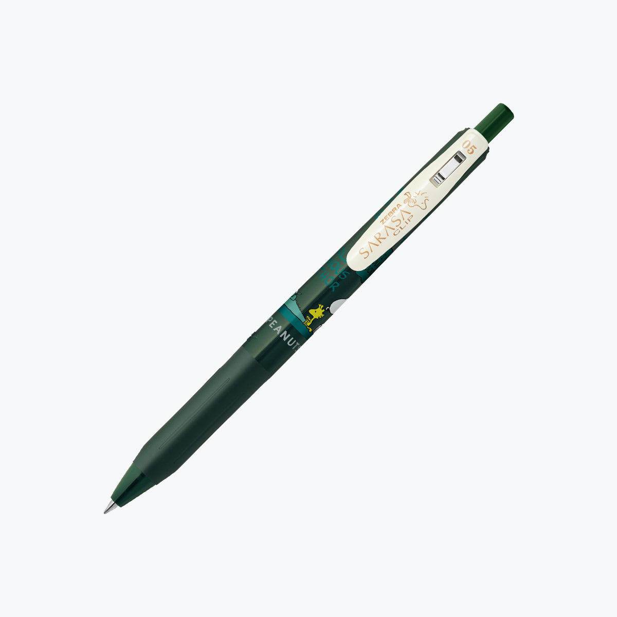 Zebra - Gel Pen - Sarasa Clip - 0.5mm - Snoopy - Green Black