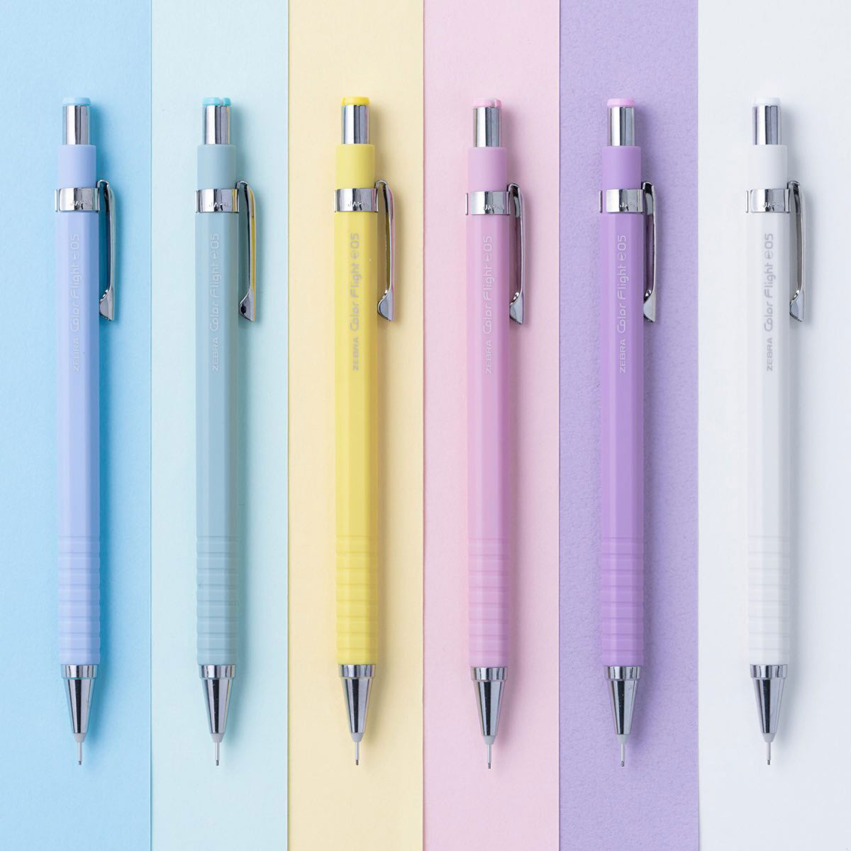 Zebra - Mechanical Pencil - Color Flight Pastel - 0.5mm - Violet