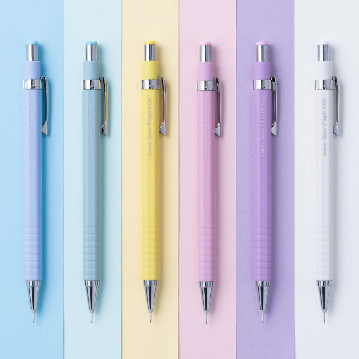 Zebra - Mechanical Pencil - Color Flight Pastel - 0.5mm - Violet