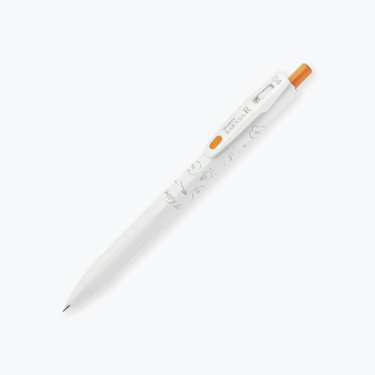 Zebra - Ballpoint Pen - Sarasa R - 0.4mm - Whiteseries - Orange
