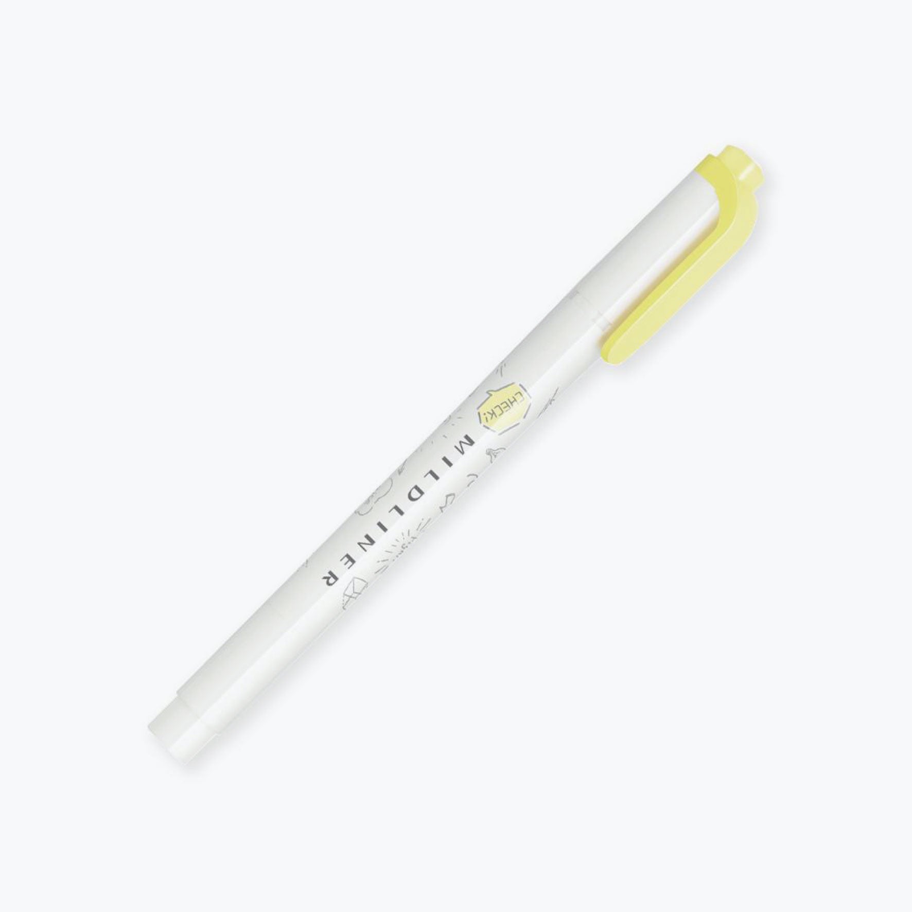 Zebra Highlighter Mildliner Yellow Bookbinders Design