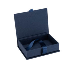 Bookbinders Design - Box - A6 + Silk Ribbon - Smoke Blue
