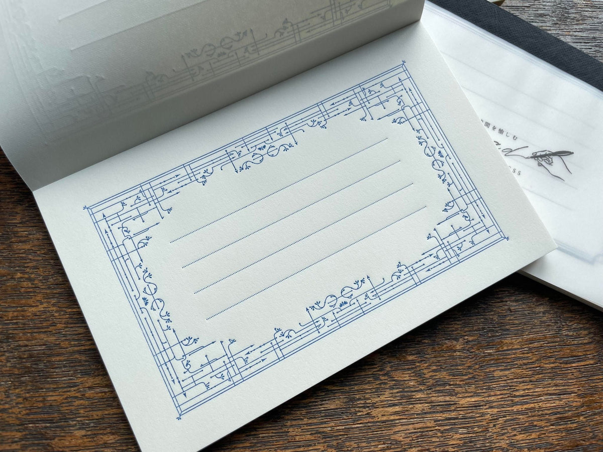 Oeda Letterpress - Message Pad - Royal Blue