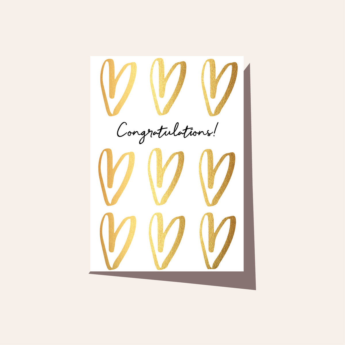 ELM Paper - Card - Congratulations - Hearts