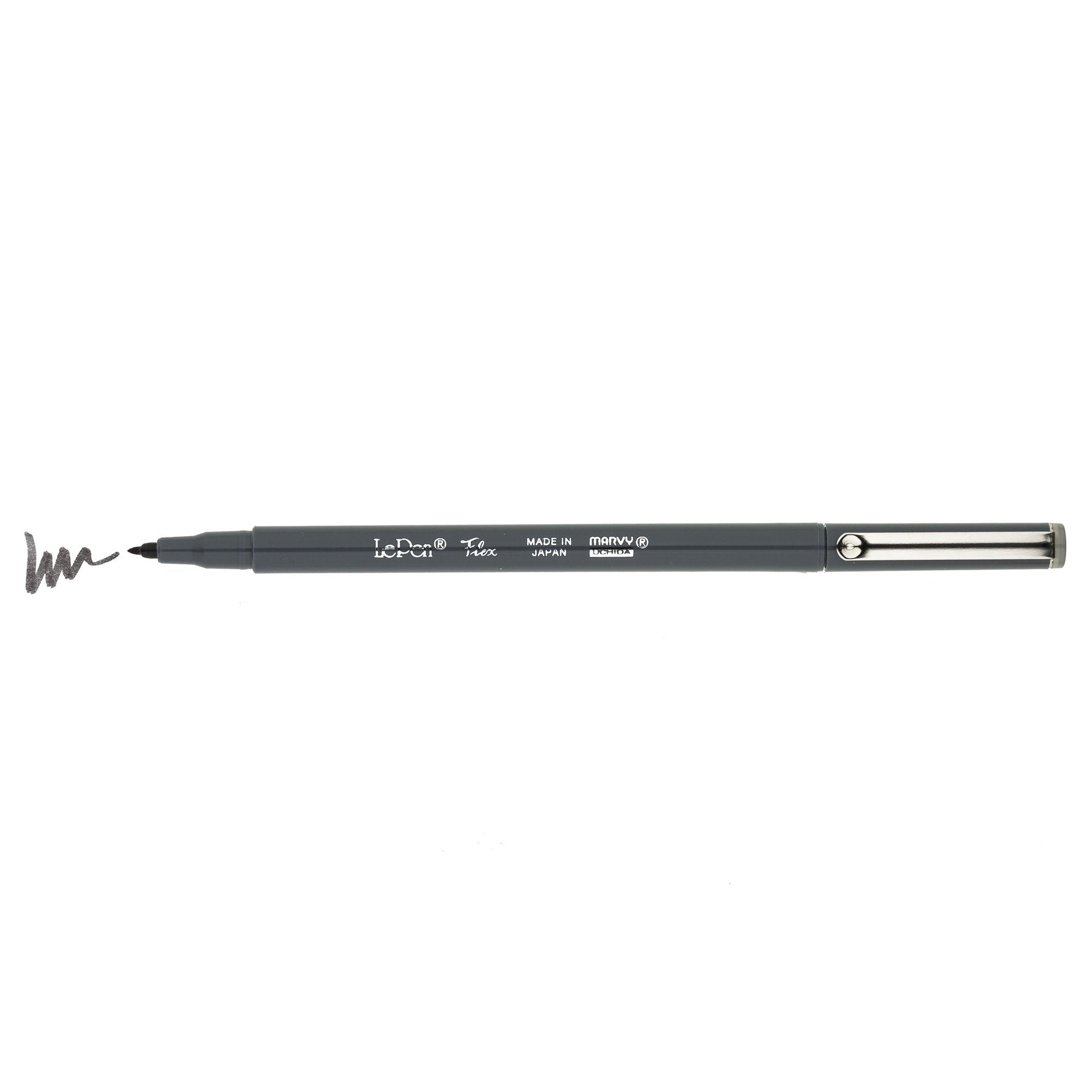 Marvy Uchida - Brush Pen - Le Pen Flex - Dark Grey #21