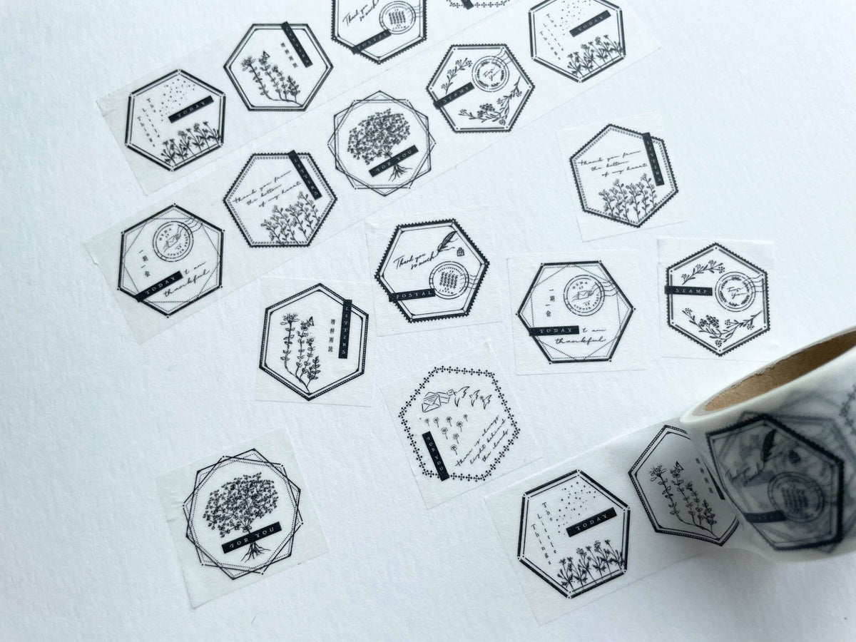 Oeda Letterpress - Washi Tape - 8 Hexagon