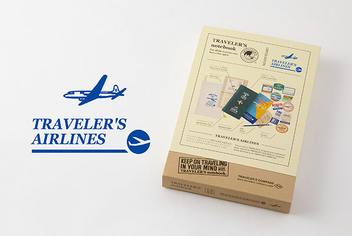Traveler's Company - Traveler's Notebook - Limited Set 2022 - Traveler's Airlines