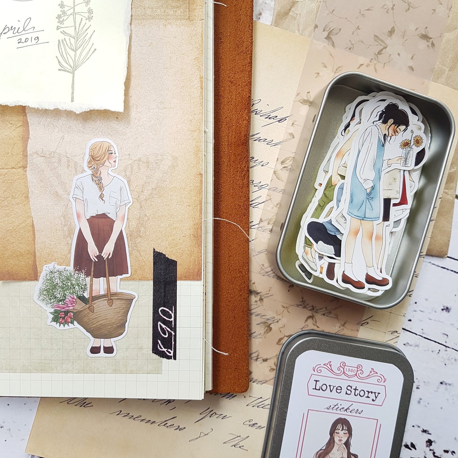 Windry R. - Planner Sticker - Love Story (Tin)