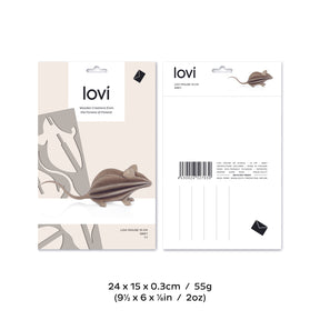 Lovi - Ornament - Mouse - 15cm - Grey
