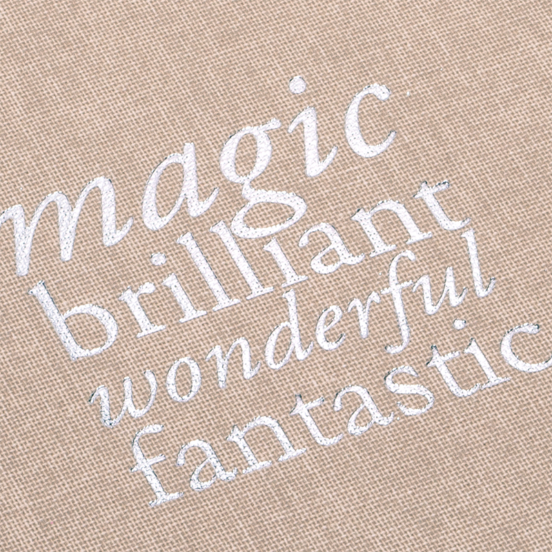 Bookbinders Design - Cloth Notebook - Quote - Magic Brilliant - Sandbrown <Outgoing>
