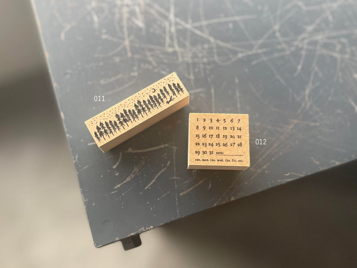 Oeda Letterpress - Stamp - Calendar (012)