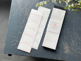 Oeda Letterpress - Label Book - 5 Frames - Pale Pink / Silver