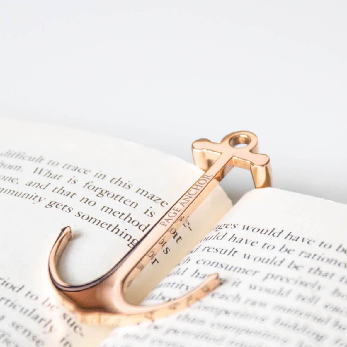 Page Anchor - Page Holder - Rose Gold