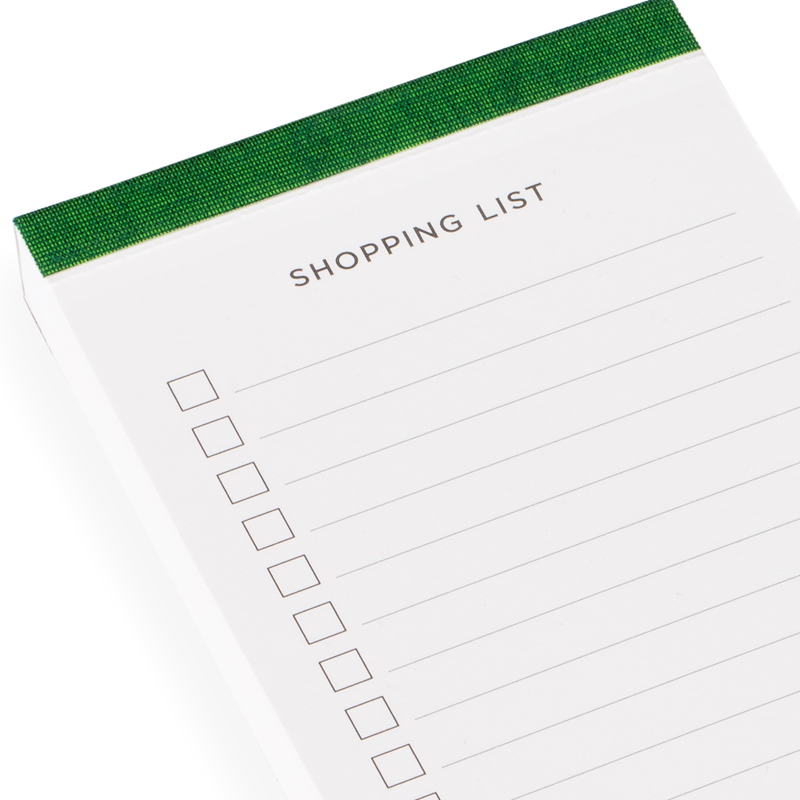 Bookbinders Design - Planner - Shopping List - Green
