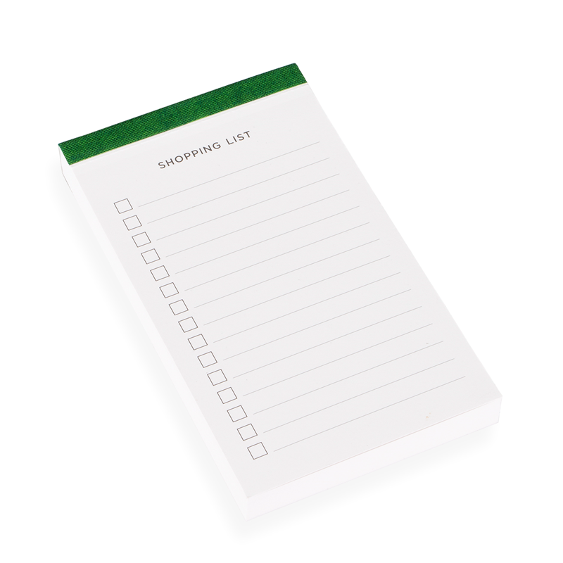 Bookbinders Design - Planner - Shopping List - Green
