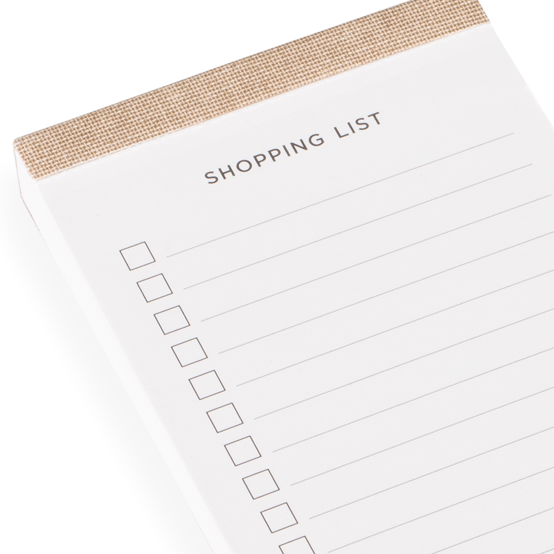 Bookbinders Design - Planner - Shopping List - Sandbrown