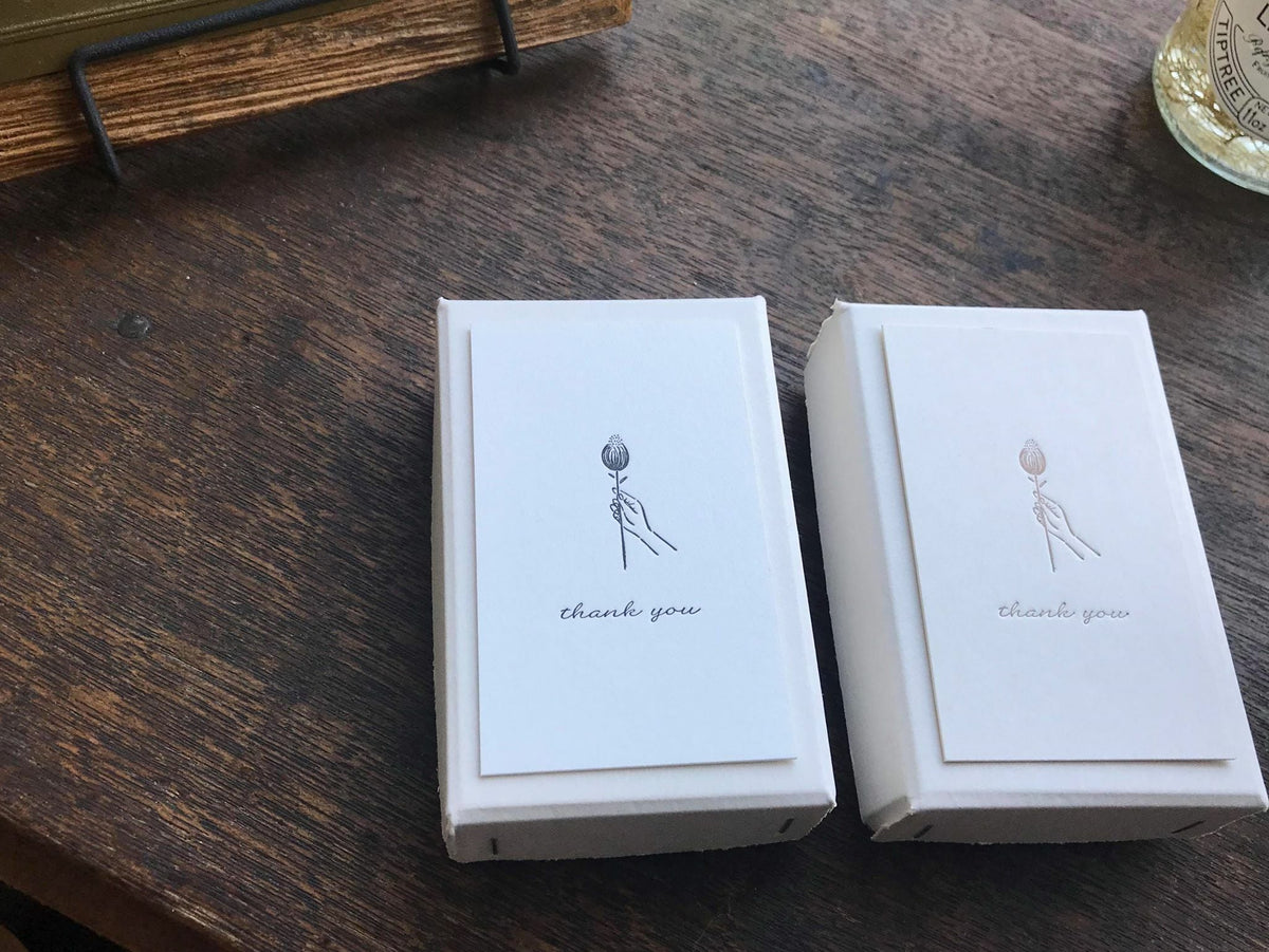 Oeda Letterpress - Thank You Cards - Bronze