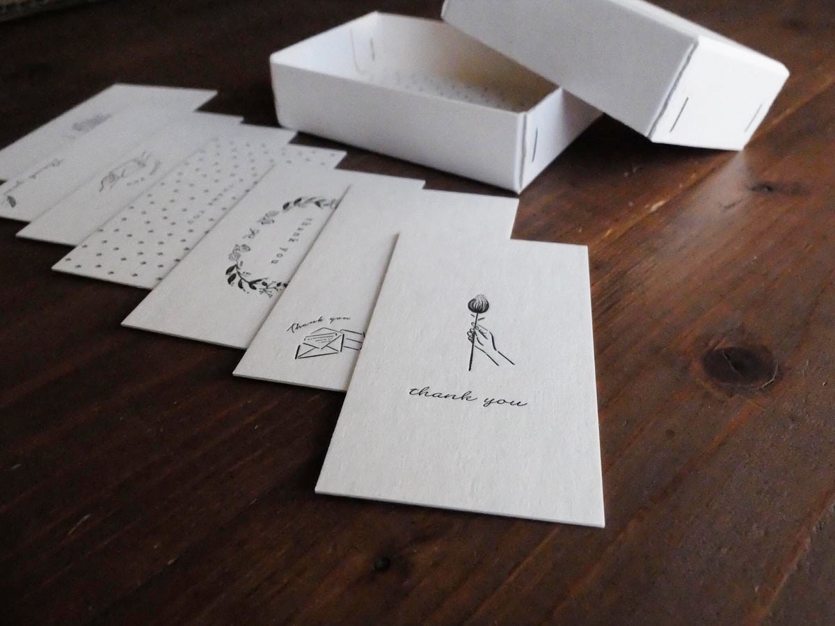Oeda Letterpress - Thank You Cards - Black