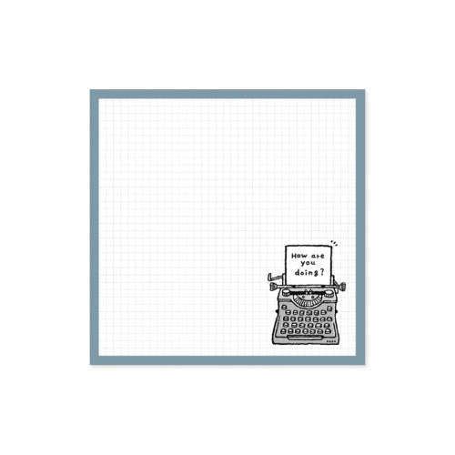Papier Platz - Notepad - Sticky - Grid - Typewriter